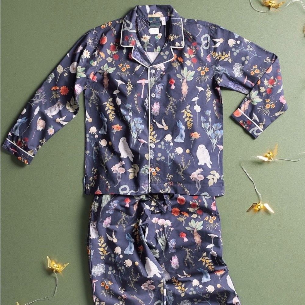 Pottery Barn Teen Harry Potter Herbology Loose Fit Pajama Set Christmas X- LARGE
